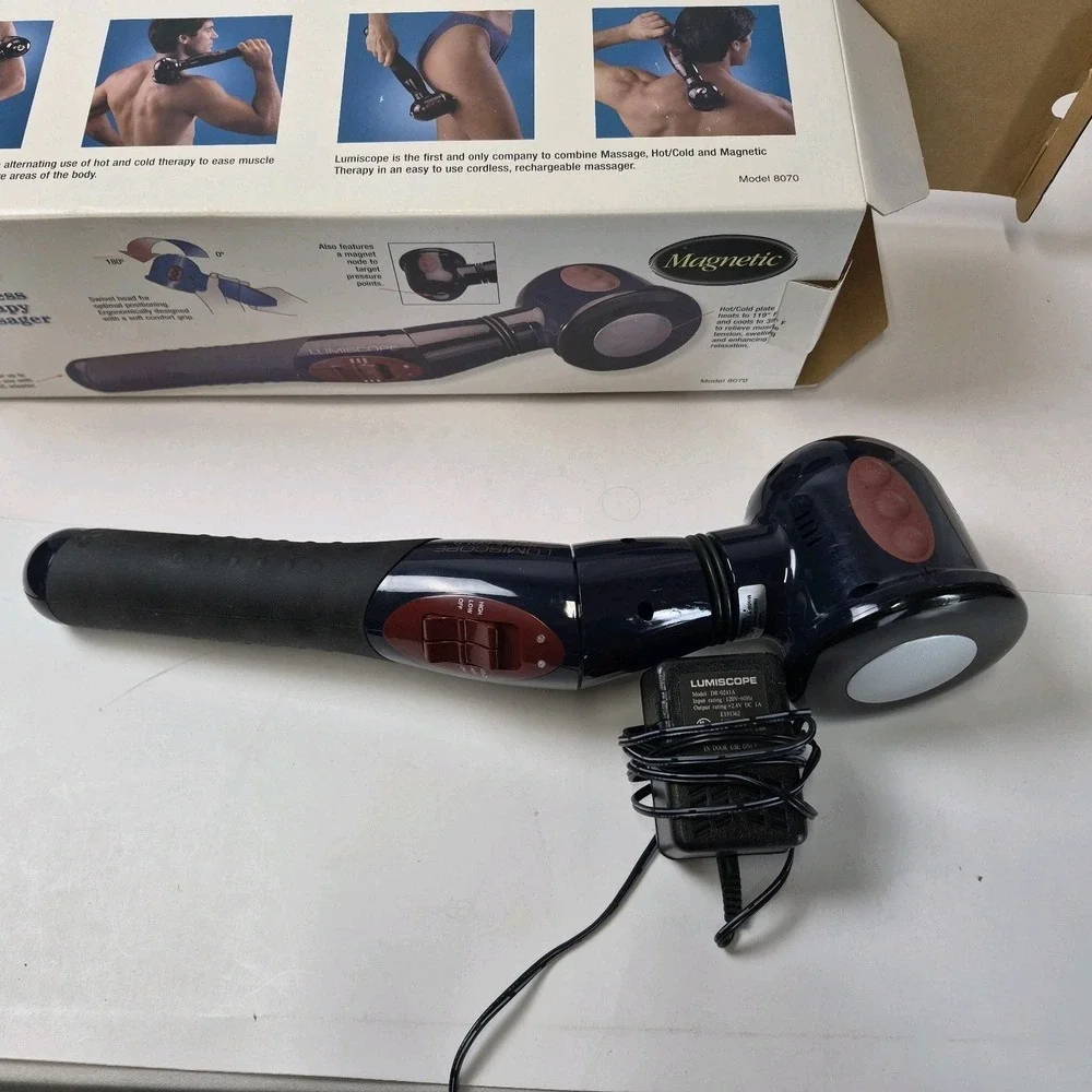 Lumiscope Massager Hot-cold Magnetic Therapy Rechargable Body Massager 8070